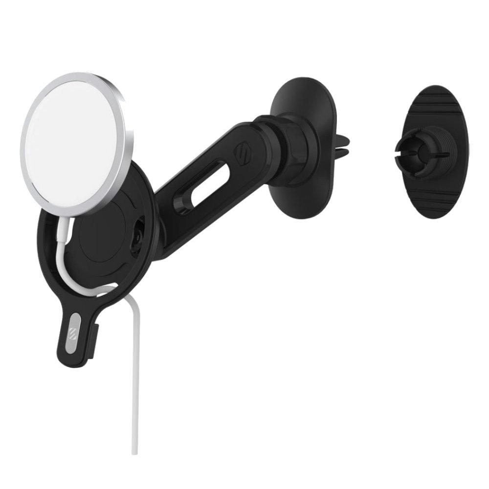Scosche 4 in 1 Magic Mount & 20W PD Car charger For MagSafe iPhone