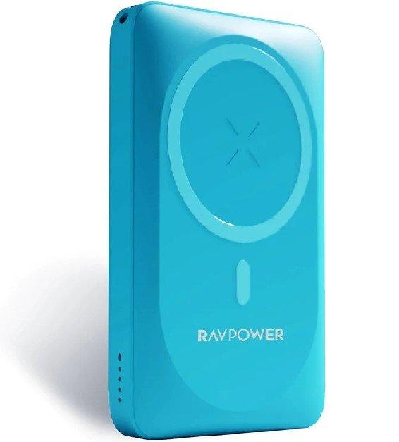 RAVPower Magnetic-Wireless Power bank, 10000mAh, 15W, PB1212-Blue